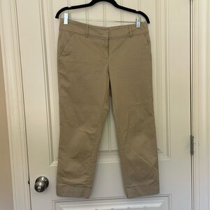 NY & Co Dress Capri Pants Size 4, Women’s Khaki Beige Cropped Work Office Csaual
